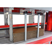 Transpak TP-702CQ3-S High Speed Corrugated Strapper with Integrated Squaring System Corrugated Solutions