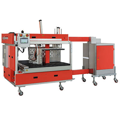 Transpak TP-702CTRS Strapper for Specialty Folder Gluer Boxes Corrugated Solutions