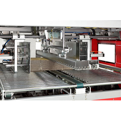 Transpak TP-CIL TransCorrLiner Inline Squaring and Strapping System Corrugated Solutions